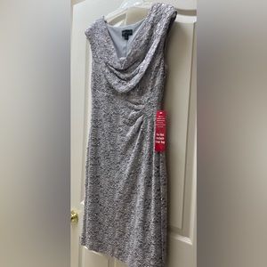 CONNECTED SEQUIN LACE DRESS